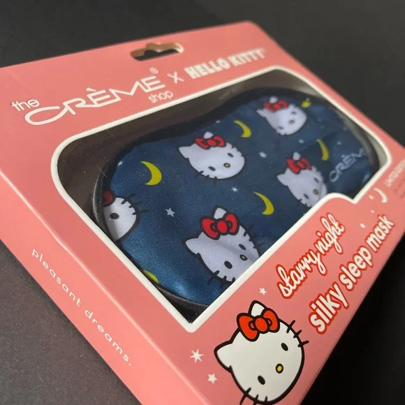 🌙 Satin Hello Kitty sleep mask - Picture 2 of 4